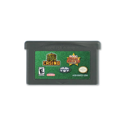 Texas Hold 'em Poker / Golden Nugget Casino for Nintendo Game Boy Advance - Cartridge front with label - Game only.