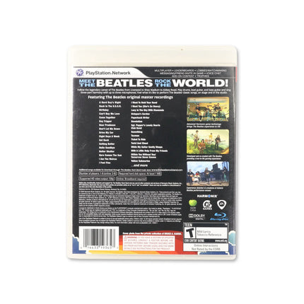 The Beatles: Rock Band for PlayStation 3 - Box back - Product gallery.