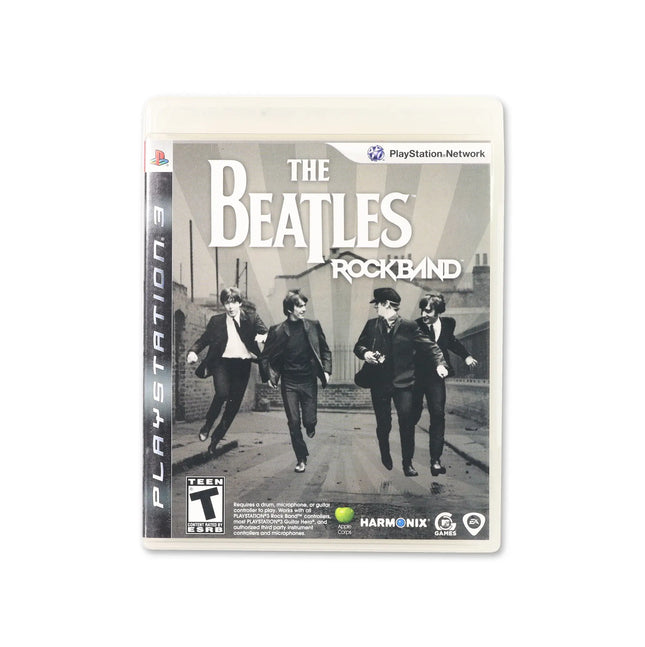 The Beatles: Rock Band for PlayStation 3 - Box front - Complete in box or box and game.