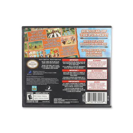The Croods: Prehistoric Party for Nintendo DS - Box back - Product gallery.
