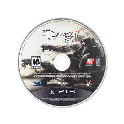 The Darkness II for PlayStation 3 - Cartridge front with label - Game only.