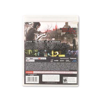 The Evil Within for PlayStation 3 - Box back - Product gallery.