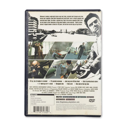 The Getaway [Greatest Hits] for Sony PlayStation 2 - Case back cover - Product gallery.