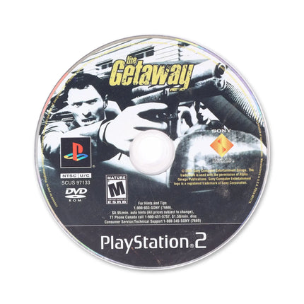 The Getaway for Sony PlayStation 2 - Disc front with label - Game only.