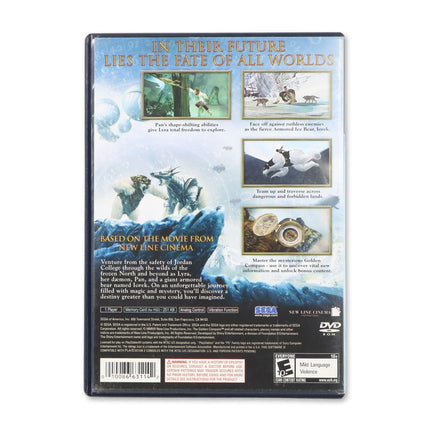 The Golden Compass for Sony PlayStation 2 - Case back cover - Product gallery.