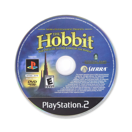 The Hobbit for Sony PlayStation 2 - Disc front with label - Game only.