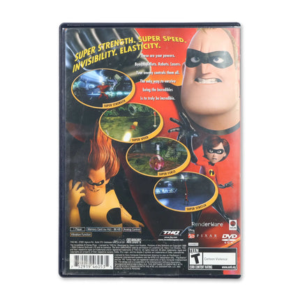 The Incredibles [Greatest Hits] for Sony PlayStation 2 - Case back cover - Product gallery.