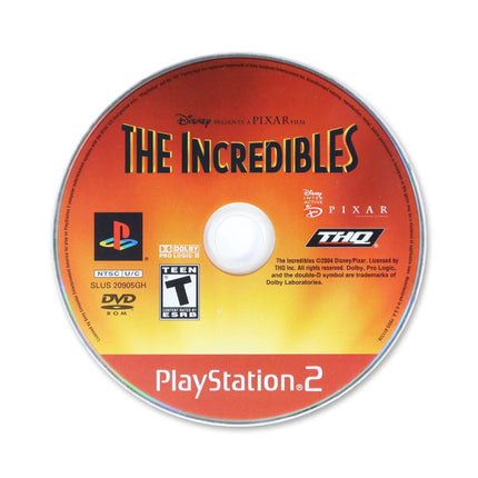 The Incredibles [Greatest Hits] for Sony PlayStation 2 - Disc front with label - Game only.