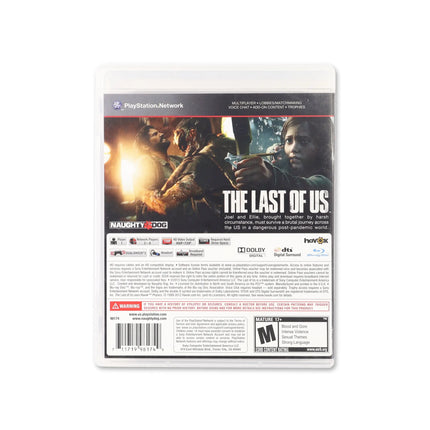 The Last of Us for PlayStation 3 - Box back - Product gallery.