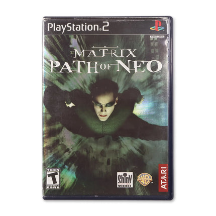 The Matrix Path of Neo for Sony PlayStation 2 - Case front cover - Complete in box or case and game.