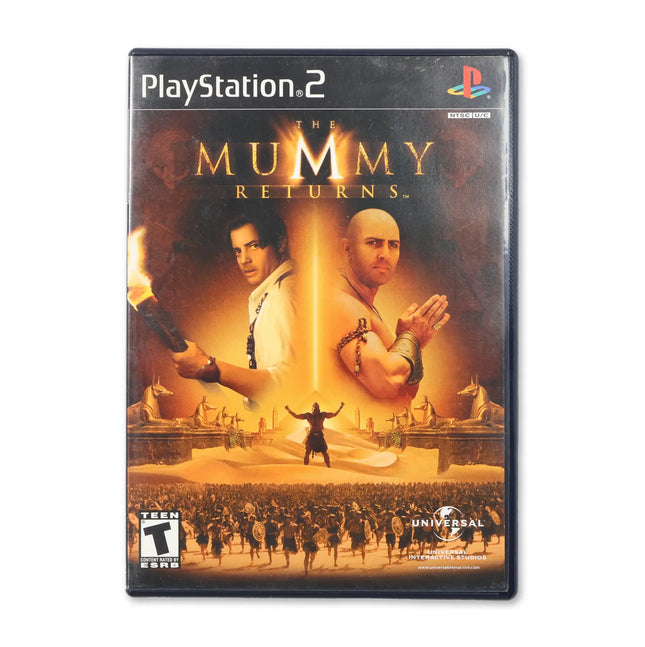The Mummy Returns for Sony PlayStation 2 - Case front cover - Complete in box or case and game.