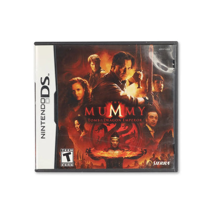 The Mummy Tomb of the Dragon Emperor for Nintendo DS - Box front - Complete in box or box and game.