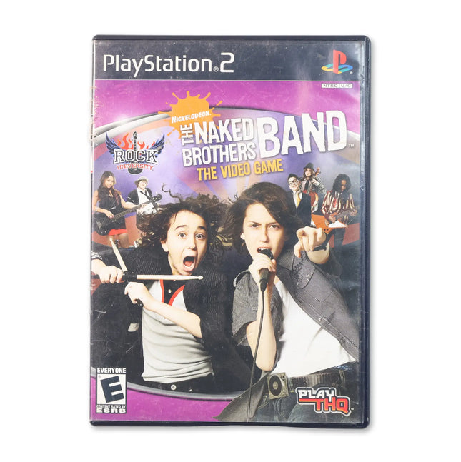 The Naked Brothers Band for Sony PlayStation 2 - Case front cover - Complete in box or case and game.