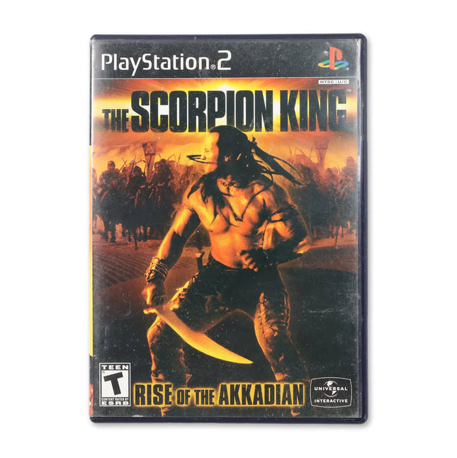 The Scorpion King Rise of the Akkadian for Sony PlayStation 2 - Case front cover - Complete in box or case and game.