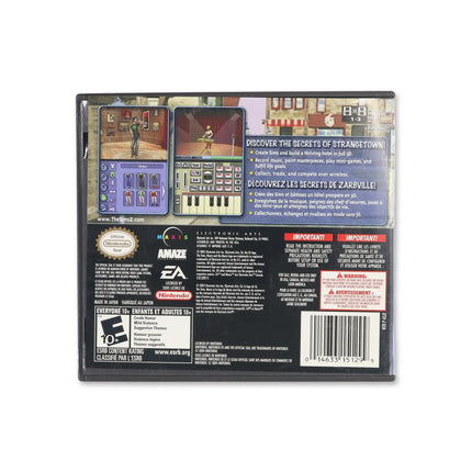 The Sims 2 for Nintendo DS - Box back - Product gallery.