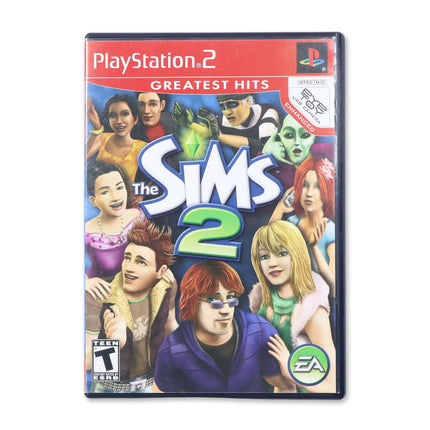 The Sims 2 [Greatest Hits] for Sony PlayStation 2 - Case front cover - Complete in box or case and game.
