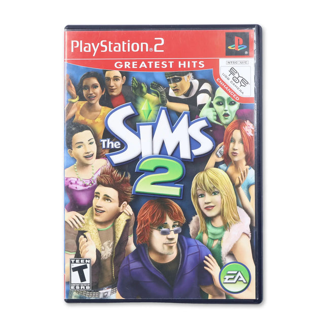 The Sims 2 [Greatest Hits] for Sony PlayStation 2 - Case front cover - Complete in box or case and game.