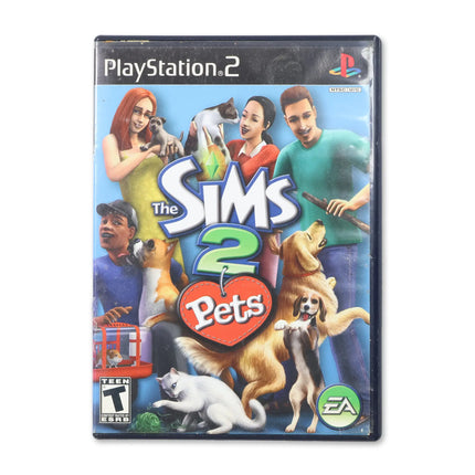 The Sims 2: Pets for Sony PlayStation 2 - Case front cover - Complete in box or case and game.