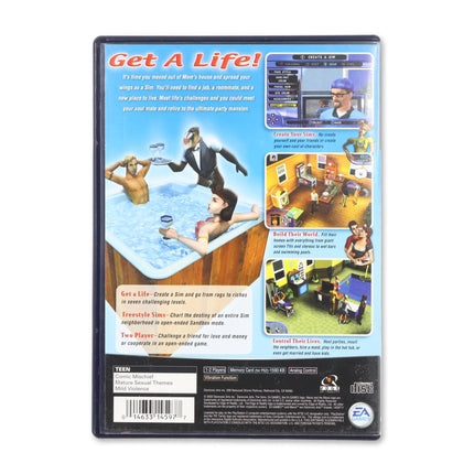 The Sims [Greatest Hits] for Sony PlayStation 2 - Case back cover - Product gallery.