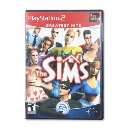 The Sims [Greatest Hits] for Sony PlayStation 2 - Case front cover - Complete in box or case and game.