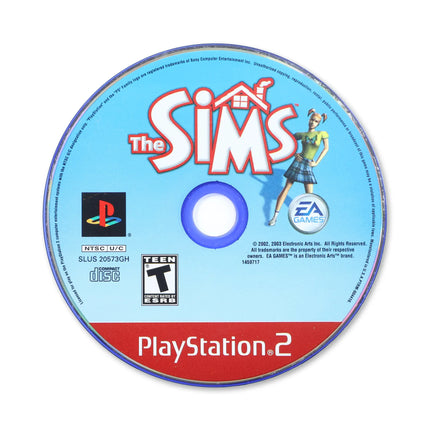 The Sims [Greatest Hits] for Sony PlayStation 2 - Disc front with label - Game only.