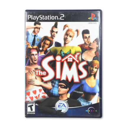 The Sims for Sony PlayStation 2 - Case front cover - Complete in box or case and game.