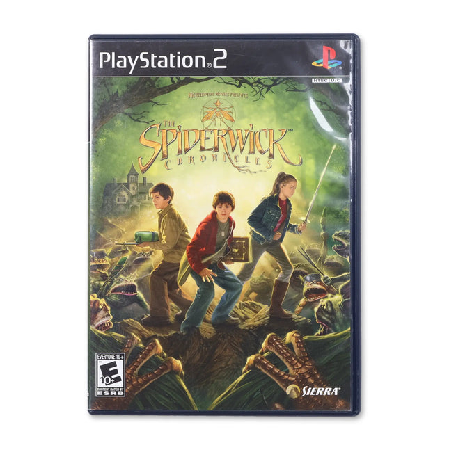 The Spiderwick Chronicles for Sony PlayStation 2 - Case front cover - Complete in box or case and game.