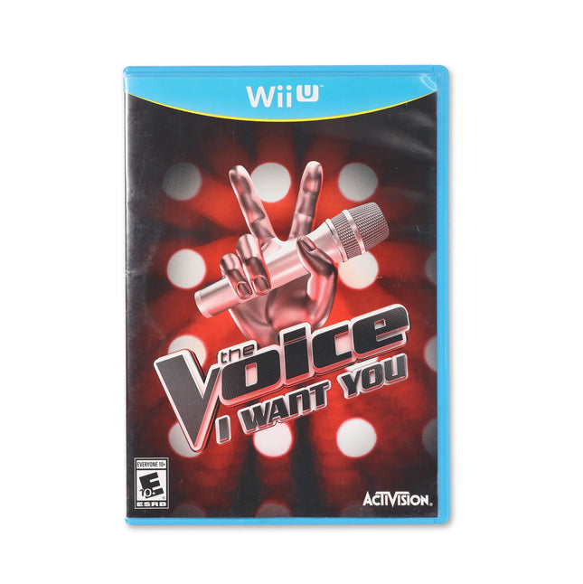 The Voice: I Want You for Wii U - Box front - Complete in box or box and game.