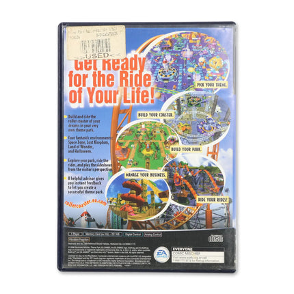 Theme Park Roller Coaster for Sony PlayStation 2 - Case back cover - Product gallery.