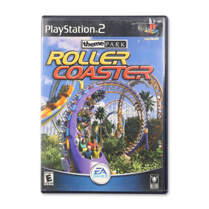 Theme Park Roller Coaster for Sony PlayStation 2 - Case front cover - Complete in box or case and game.