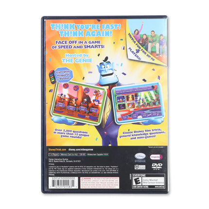 Think Fast for Sony PlayStation 2 - Case back cover - Product gallery.