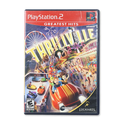 Thrillville [Greatest Hits] for Sony PlayStation 2 - Case front cover - Complete in box or case and game.
