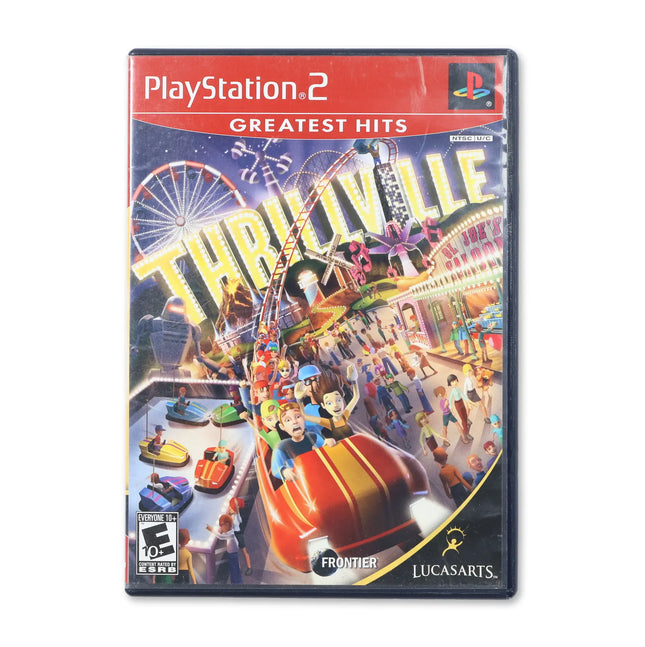Thrillville [Greatest Hits] for Sony PlayStation 2 - Case front cover - Complete in box or case and game.