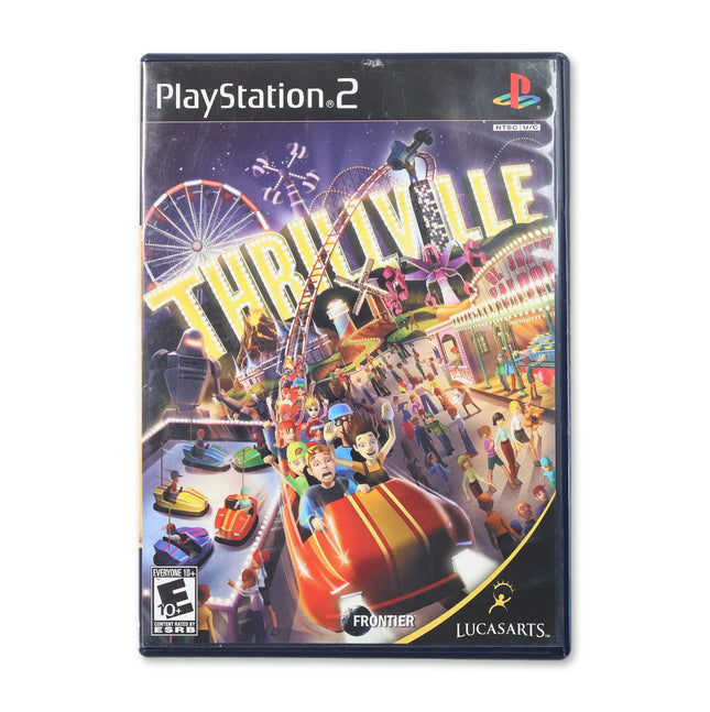 Thrillville for Sony PlayStation 2 - Case front cover - Complete in box or case and game.
