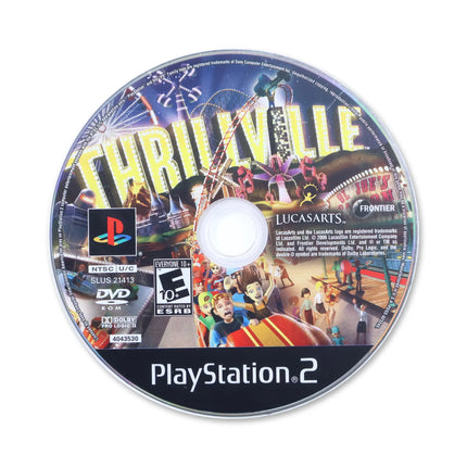 Thrillville for Sony PlayStation 2 - Disc front with label - Game only.