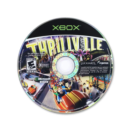Thrillville for Microsoft Xbox - Disc front with label - Game only.