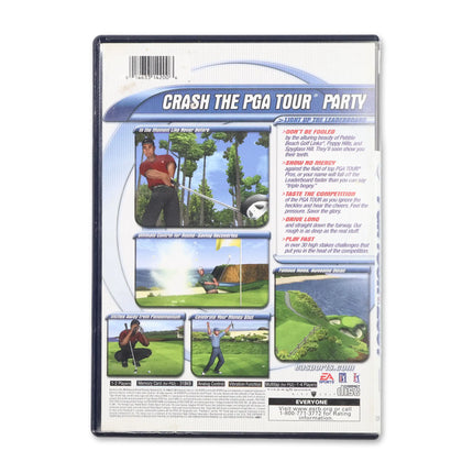 Tiger Woods 2001 for Sony PlayStation 2 - Case back cover - Product gallery.