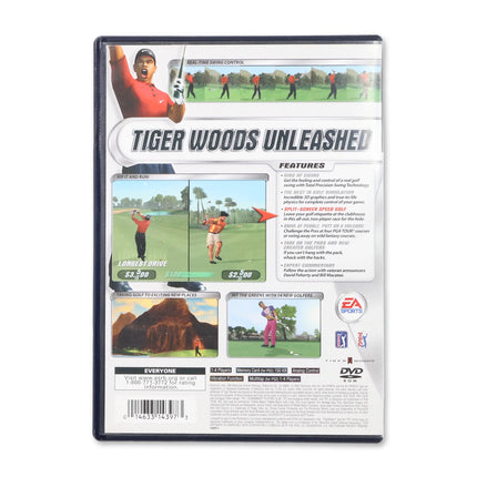 Tiger Woods 2002 for Sony PlayStation 2 - Case back cover - Product gallery.