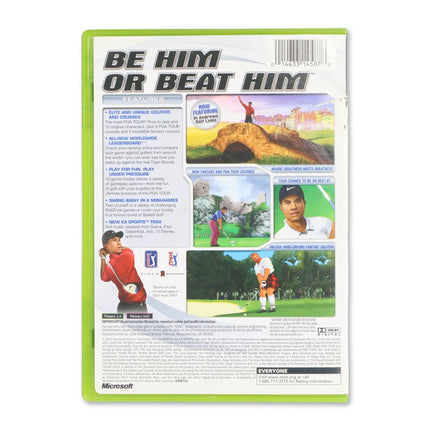 Tiger Woods 2003 for Microsoft Xbox - Case back cover - Product gallery.