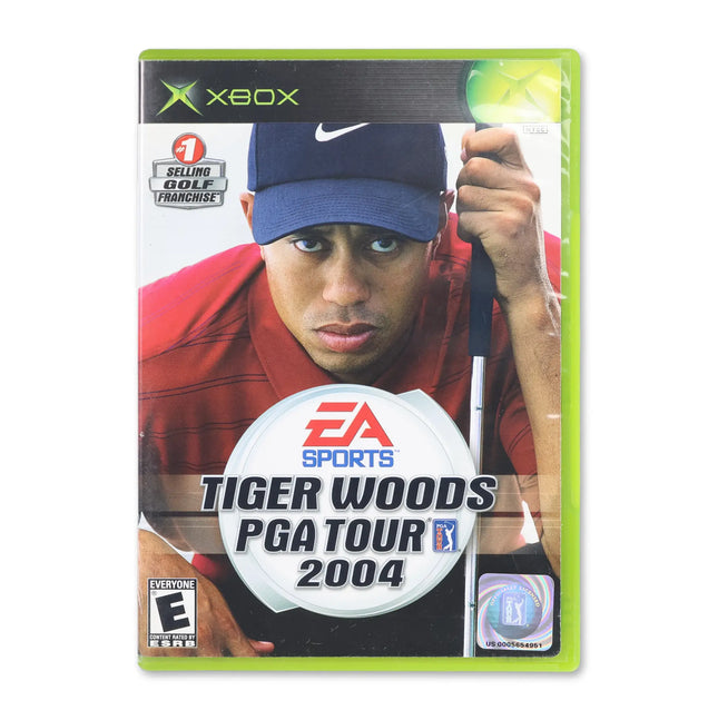 Tiger Woods 2004 for Microsoft Xbox - Case front cover - Complete in box or case and game.