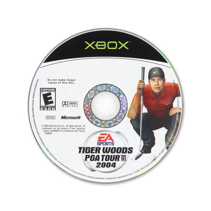 Tiger Woods 2004 for Microsoft Xbox - Disc front with label - Game only.