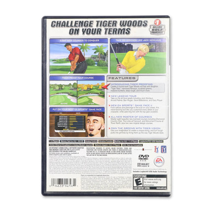Tiger Woods 2005 for Sony PlayStation 2 - Case back cover - Product gallery.