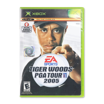 Tiger Woods 2005 for Microsoft Xbox - Case front cover - Complete in box or case and game.