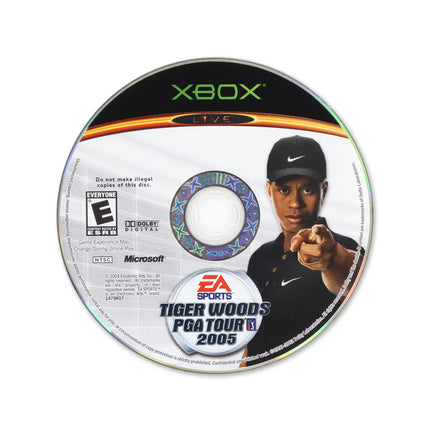 Tiger Woods 2005 for Microsoft Xbox - Disc front with label - Game only.