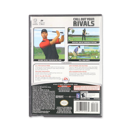 Tiger Woods 2006 for Nintendo GameCube - Case back cover - Product gallery.