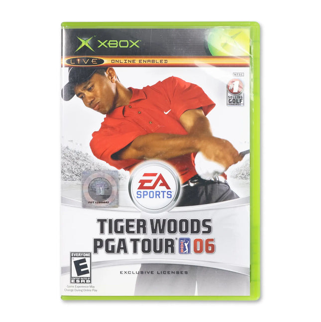 Tiger Woods 2006 for Microsoft Xbox - Case front cover - Complete in box or case and game.