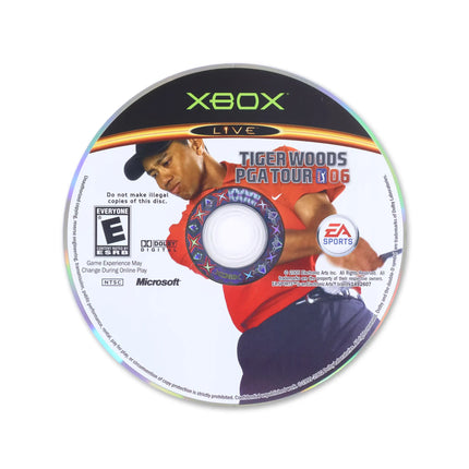 Tiger Woods 2006 for Microsoft Xbox - Disc front with label - Game only.