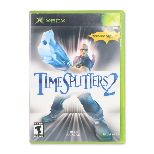 Time Splitters 2 for Microsoft Xbox - Case front cover - Complete in box or case and game.