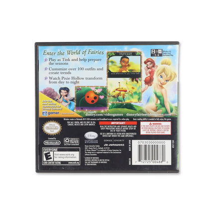 Tinker Bell for Nintendo DS - Box back - Product gallery.