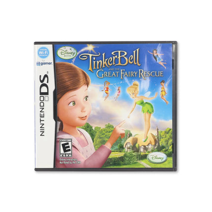 Tinker Bell and the Great Fairy Rescue for Nintendo DS - Box front - Complete in box or box and game.